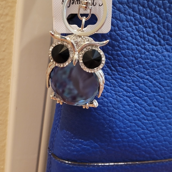 Kate Spade Grove Court Cora Vibrant Blue Crossbody Bag With FREE BAG CHARM - Picture 5 of 7